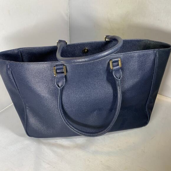 Tory Burch Large Roslyn Navy tote - Picture 2 of 6
